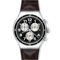 Orologio Uomo Swatch Irony Chrono Browned YVS400 Cronografo