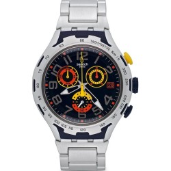 Orologio Uomo Swatch Irony Xlite Darkony YYS4006AG Cronografo