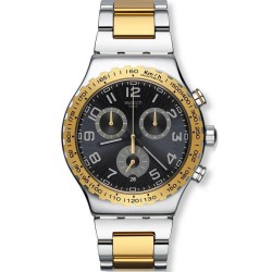 Orologio Uomo Swatch Irony Chrono Golden Youth YVS427G Cronografo