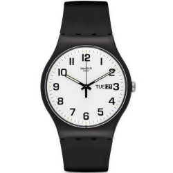 Orologio Unisex Swatch New Gent Twice Again SUOB705