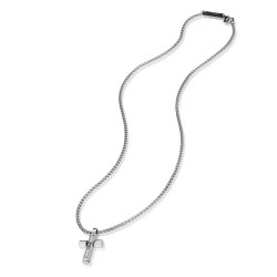 Collana Uomo Breil Hexagon TJ1984 Croce