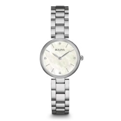 Orologio Donna Bulova Diamonds 96S159 Diamanti Madreperla