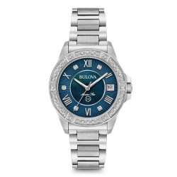 Orologio Donna Bulova Marine Star 96R215 Diamanti Madreperla