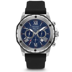 Orologio Uomo Bulova Marine Star 98B258 Cronografo Quartz