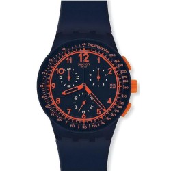 Orologio Unisex Swatch Chrono Plastic Rebirth Blue SUSN401 Cronografo