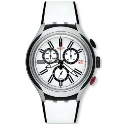 Orologio Uomo Swatch Irony Xlite Black Wheel YYS4005 Cronografo