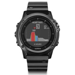 Orologio Uomo Garmin Fēnix 3 HR Sapphire 010-01338-7E GPS Smartwatch Multisport