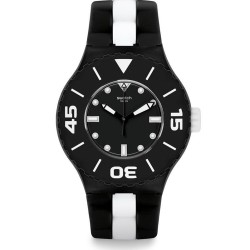 Orologio Uomo Swatch Scuba Libre B&W Deep SUUB102