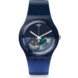 Orologio Unisex Swatch New Gent Blue Depth SUON105