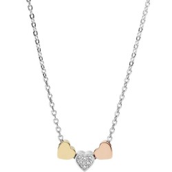 Collana Donna Fossil Vintage Motifs JF02856998 Cuore