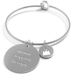 Bracciale Donna 10 Buoni Propositi Bangle Classic Shopping Therapy B4996
