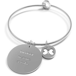 Bracciale Donna 10 Buoni Propositi Bangle Classic Insieme Si Vola B5088