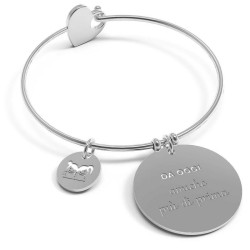 Bracciale Donna 10 Buoni Propositi Bangle Heart Amiche Più Di Prima B5142