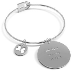 Bracciale Donna 10 Buoni Propositi Bangle Secret Insieme Si Vola B5147