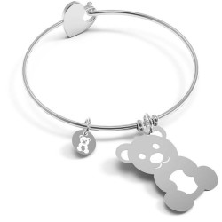 Bracciale Donna 10 Buoni Propositi Bangle Heart Icon Più Coccole B5156