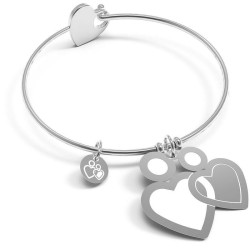 Bracciale Donna 10 Buoni Propositi Bangle Heart Icon Più Di Ieri Meno Di Domani B5157