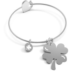 Bracciale Donna 10 Buoni Propositi Bangle Heart Icon Il Meglio Deve Ancora Venire B5158