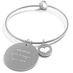 Bracciale Donna 10 Buoni Propositi Bangle Classic Più Tempo Per Noi B4992