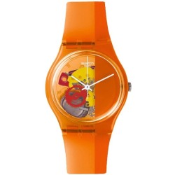 Orologio Unisex Swatch Gent Bloody Orange GO116