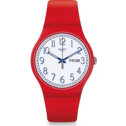 Orologio Unisex Swatch New Gent Red Me Up SUOR707
