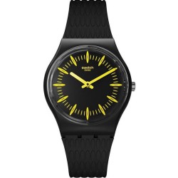 Orologio Unisex Swatch Gent Giallonero GB304