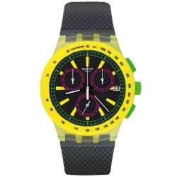 Orologio Unisex Swatch Chrono Plastic Yel-Lol SUSJ402 Cronografo