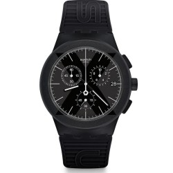 Orologio Uomo Swatch Chrono Plastic X-District Black SUSB413 Cronografo