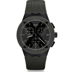 Orologio Uomo Swatch Chrono Plastic X-District Green SUSB414 Cronografo