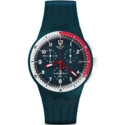 Orologio Uomo Swatch Chrono Plastic El Comandante SUSN405 Cronografo