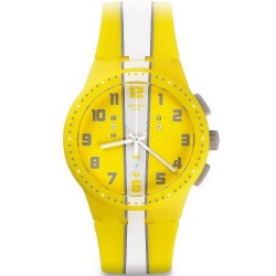 Orologio Unisex Swatch Chrono Plastic Amorgos SUSJ100 Cronografo