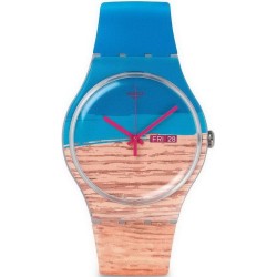 Orologio Unisex Swatch New Gent Blue Pine SUOK706