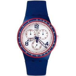 Orologio Unisex Swatch Chrono Plastic Fast Server SUSZ100 Cronografo