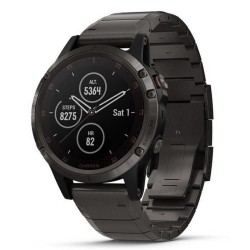 Orologio Uomo Garmin Fēnix 5 Plus Sapphire 010-01988-03 GPS Smartwatch Multisport