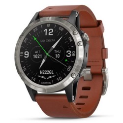Orologio Uomo Garmin D2 Delta Sapphire Aviator 010-01988-31 Aviation GPS Smartwatch