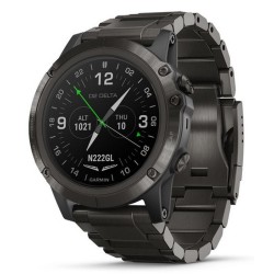 Orologio Uomo Garmin D2 Delta PX Sapphire Aviator 010-01989-31 Aviation GPS Smartwatch