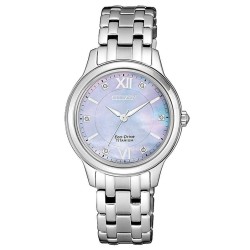 Orologio Citizen Donna Lady Super Titanio EM0720-85Y Diamanti Madreperla
