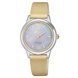 Orologio Citizen Donna Lady Super Titanio EM0724-17Y Diamanti Madreperla