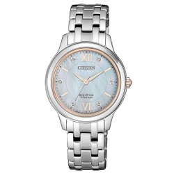 Orologio Citizen Donna Lady Super Titanio EM0726-89Y Diamanti Madreperla