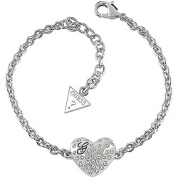 Bracciale Donna Guess Glossy Hearts UBB51492 Cuore