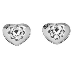 Orecchini Donna Guess Crystals Of Love UBE51415 Cuore