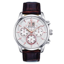 Orologio Uomo Bulova Sutton Classic 96B309 Cronografo Quartz
