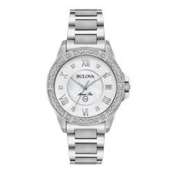 Orologio Donna Bulova Marine Star 96R232 Diamanti Madreperla