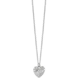 Collana Donna Guess Glossy Hearts UBN51471 Cuore