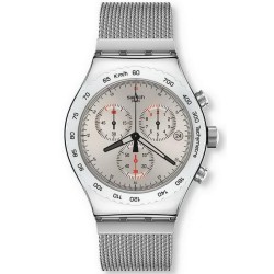 Orologio Uomo Swatch Irony Chrono Silverish YVS405G Cronografo