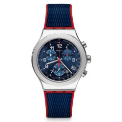 Orologio Uomo Swatch Irony Chrono Secret Operation YVS452 Cronografo