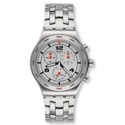 Orologio Unisex Swatch Irony Chrono Silver Again YVS447G Cronografo