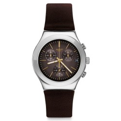 Orologio Uomo Swatch Irony Chrono Brownflect YCS600 Cronografo