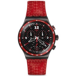 Orologio Uomo Swatch Irony Chrono Rosso Fuoco YVM401 Cronografo