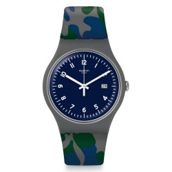 Orologio Unisex Swatch New Gent Camougreen SUOM400