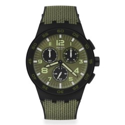 Orologio Uomo Swatch Chrono Plastic Dark Forest SUSB105
